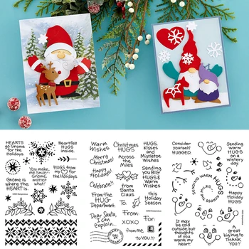 Ziemassvētku un Patīk Karikatūra Rūķis Skaidrs, Zīmogi un Nomirst DIY Scrapbooking/Karte Padarot/Crafts Nomirst Apdare Piederumi