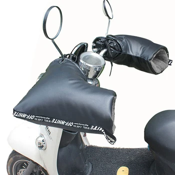 1Pair Motociklu Cimdi Bieza Silti Cimdi Stūres Austiņu Grip Roktura Bārs Austiņu Aizsargcimdus Moto Cimdi Moto Piederumi
