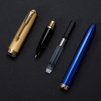 Jinhao Stila Visi Tērauda/Koka/Plastmasas Strūklakas Pildspalvas 0.38 mm Zib., Pildspalvas Biroja preces Skolu Audzēkņu Dāvana