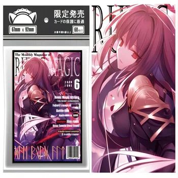 67x92mm 60PCS Anime Tirdzniecības Kartes MTG/DTCG/PTCG/PKM Mākslas Anime Drukāšanas Kartes Piedurknēm Aizsargi