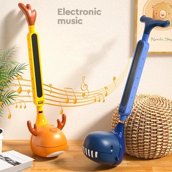 Z3 Otamatone Japāņu Elektroniskās Mūzikas Instruments Portatīvo Sintezators, Elektriskās Kurkulis Smieklīgi Rotaļlietas Zēniem Meitene Ziemassvētku