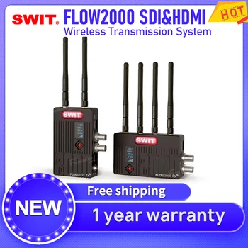 SWIT FLOW2000 SDI&HDMI Bezvadu Pārraides Sistēma 2000ft/600m Fotokameras Attēlu Bezvadu HD Video Raidītājs, Uztvērējs