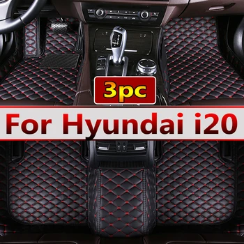 Par Hyundai i20 BC3 2021 2022 2023 5seat Automašīnas Grīdas Paklāji, nepievelk putekļus, Paklāju Eiropā Versija Paklāji Alfombrillas Coche Auto Piederumi