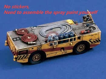 1:72 mēroga die-cast sveķu kara ainas modelis sveķu gaisa kuģa jomā dienesta transportlīdzekļu montāžas modelis, ieskaitot uzlīmes