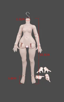 Bjd1/4-shougaoti Sveķu Rotaļu modeli cilvēka ķermeņa piederums