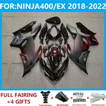 Motociklu Visu Pārsegi Komplekts piemērots Ninja400 EX400 EX Ninja 400 2018 2019 2020 2021 2022 2023 Virsbūves aptecētājs set melna