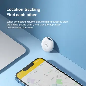 Balts Gps Apple Finder Viegli Pārvadāt Tpu Plastmasas Atrašanās Vieta Izsekošana V5.2 Vieta Tracker Android Smart Locator Compact