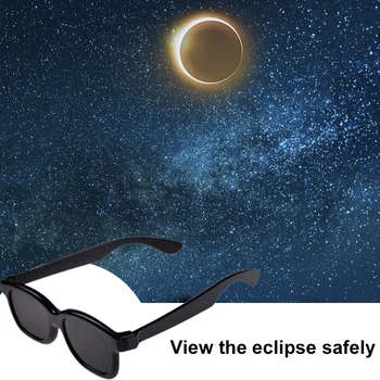 1pc Eclipse Brilles, Anti-UV Saules Brilles Drošu Eclipse Skatīšanās Acu Aizsargs, Āra Kempings, Pārgājieni, Ceļojot Tūrisms