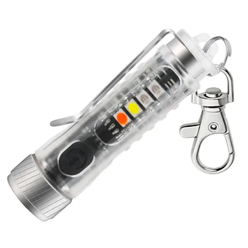 Keychain Lukturīti Tiny Lāpu Gaismas, Āra Spēcīgu Gredzenu LED Augstas Powered Mini Portatīvo