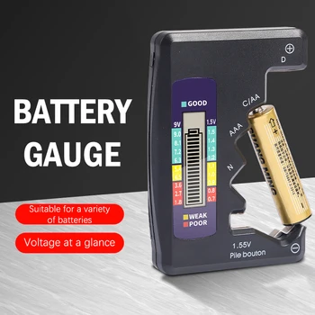 BT-886 Baterijas Testeri Digital Kapacitāte N /AAA/KAT/D/1,5 V Pogu Šūnu Akumulatoru Testeris Pārbaudītājs