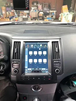 Vertikāla Ekrāna Android 12 Automašīnas Radio Infiniti FX FX35 FX45 2003. līdz 2009. Auto GPS Navigācija, DVD Atskaņotājs, Stereo DSP 4G Galvas Vienības