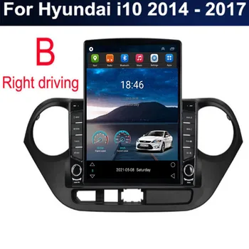 Par Tesla Stila 2Din Android 12 Automašīnas Radio Par Hyundai i10 2014 -2035 Multivides Video Atskaņotājs, GPS, Stereo Carplay DSP Kamera