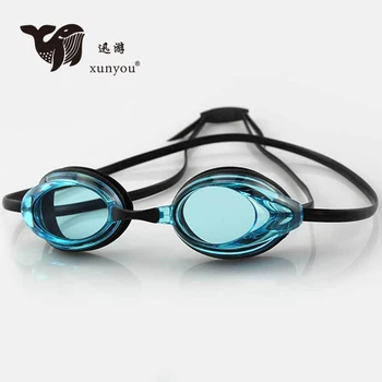 XUNYOU Sacensību Aizsargbrilles Anti-Miglas UV Aizsardzība, Peldēšanas Brilles Ūdensizturīgs Silikona Brilles Tuvredzība 200-700° Peldēt, Briļļu Vairumtirdzniecība