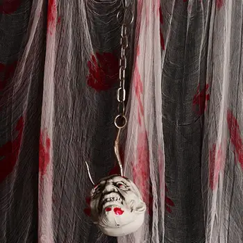 Karājas Dekori Logu Spooky Halloween Ghost Vadītājs Apdare Haunted House Kulons ar Garu Iekštelpu/āra Dārza