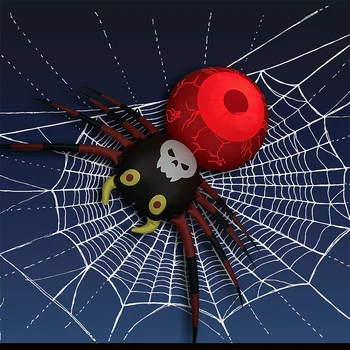 1.1 M Halloween Piepūšamās Modelis Giant Spider Piepūšamās Rotaļlietas Halloween Inflatables, Āra Dekorācijas uz Mājas Pusi, Dārzs
