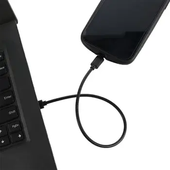 1gb 30cm Type C Mikro USB Datu Kabeli, Izturīgs Mikro USB Vīrietis Sync OTG Datu Līnijas C Tipa Vīrietis Ātri Nodot Kabeļa Adapteris