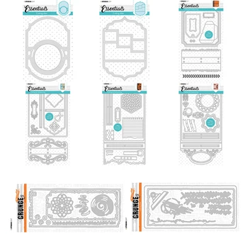AliliArts Metāla Griešanas Mirst 3D Essentials Rāmis diy Scrapbooking Albumu Dekoratīvu Reljefu PaperCard Amatniecības Die