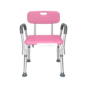 Anti-Skid Grūtniece Vannas Krēsls Dušas Krēsls Ar Roku Balstu Augstuma Regulēšana Vanna, Dušas Krēsls Veciem Cilvēkiem/Invalīdiem