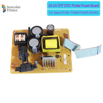 A3 UV DTF DTG Printeri Power Board Epson R1390 / R1800 Jauda mātesplati Dzeltena Pašreizējo Piedāvājumu mainboard C589 PSE MODELIS EPS-96E