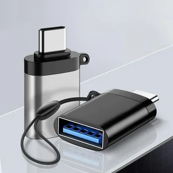 USB C OTG Adapteri Ātri USB 3.0 C Tipa Adapteris MacbookPro Xiaomi Huawei Mini USB Adapteris Tips-C OTG Kabelis Konvertētājs