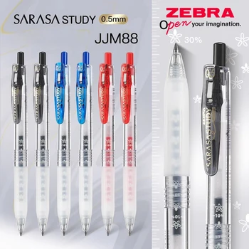 Japānas ZEBRA 0.5 mm Gēla Pildspalva Cherry Blossom Tikai JJM88 Lodīšu Pildspalvu Ziedi Studentiem JJ15 Ātri žāvēšanas Melna Pildspalva Kancelejas preces