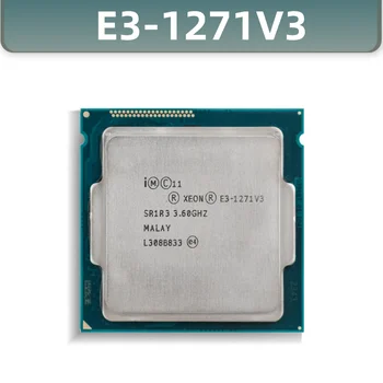 Xeon E3-1271v3 3.6 GHz Quad-Core Astoņi-Diegi CPU Procesora L2=1M L3=8M 80W LGA 1150 E3-1271v3 elektronisko komponentu