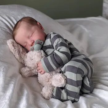 19 Collu Jau Krāsotas Atdzimis Bērnu Lelle Daļas Levi Nomodā Spilgti Bebe 3D Krāsošana ar Redzamām Vēnām Boneca Bebê Atdzimis