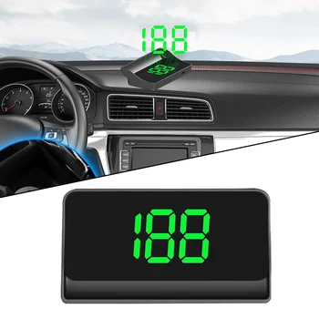 HD Auto Head Up Displejs HUD Vējstikla Projektoru, GPS Sistēma, Zaļš Visas Automašīnas Spidometru, Auto Elektronika Aksesuāri Ātrums KMH